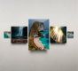 5 Piece Metal Print