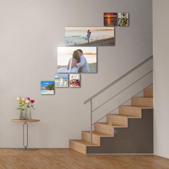 7 Piece Stairway Metal Print